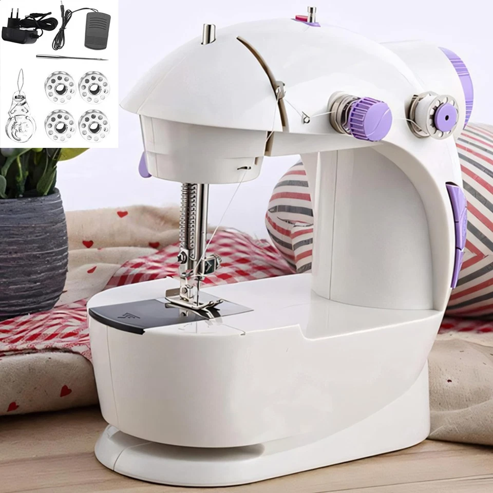 Elektrische Mini Nähmaschine für Kinder und Anfänger Mini Sewing Machine Kleine - Bild 1 von 4