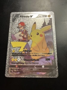 2022 pokemon silver foil pikachu VTG16/TG30 - Picture 1 of 2