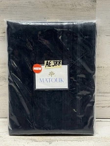 Matouk Nocturne M212 King Flachblech schwarz 114x112" Neu - Bild 1 von 4