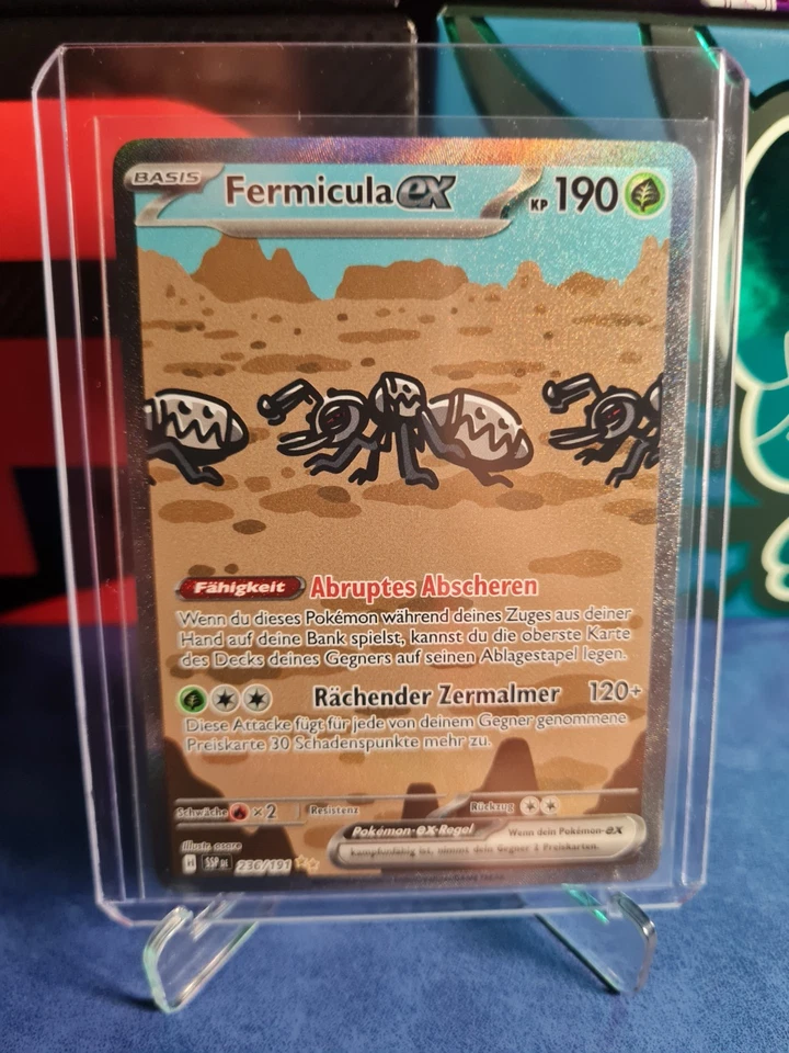 Pokémon Fermicula EX • 236/191 • Stürmische Funken • SIR • Deutsch • NM  - Bild 1 von 4