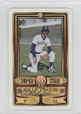 1983 Perma-Graphics/Topps Credit Cards Rollie Fingers #150-SSA8323 HOF - Image 1 of 2