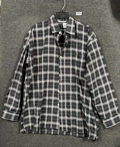 Rocawear Hemd Herren 3X Schwarz Mehrfarbig Kariert Button Down Langarm Baumwolle Freizeit - Bild 1 von 6