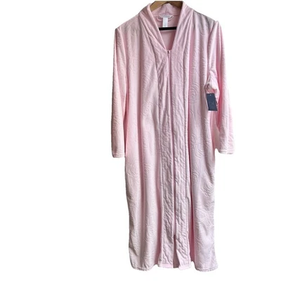 Bata de dormir rosa Madonna nueva con etiquetas X L bolsillos con cremallera  Foto 1 de 4