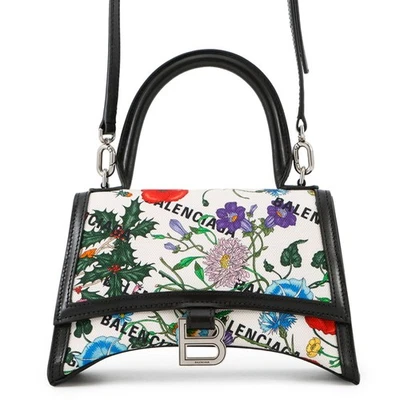 Gucci handbag, Balenciaga collaboration, Hacker Project Flora Hourglass small 68 - Image 1 of 4