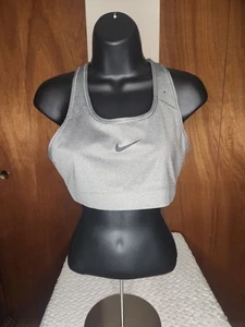 Reggiseno sportivo donna grigio racerback marca Nike taglia large atletico casual comodo - Foto 1 di 3