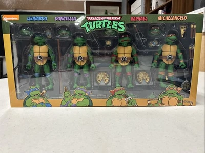 Экшн-фигурка NECA Teenage Mutant Ninja Turtles Haulathon упаковка 4 шт. 2021 совершенно новая - Изображение 1 из 4