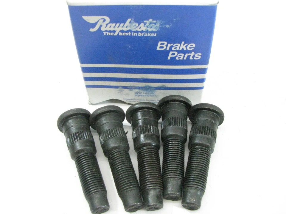 (5) Raybestos 6024B parafusos prisioneiros de roda dianteira 1975 Ford F-250 pinça de pistão duplo - Imagem 1 de 2