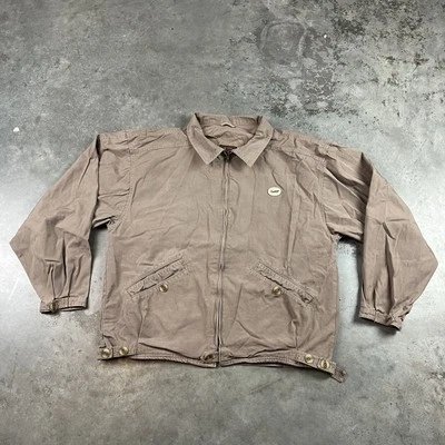 Куртка мужская Duxbak большая коричневая холщовая квадратная уличная рабочая одежда бывшая в употреблении - Изображение 1 из 4