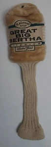 Great Big Bertha Golf Club Head Cover #1 Callaway Titanium Ladies Gems Beige - Picture 1 of 9
