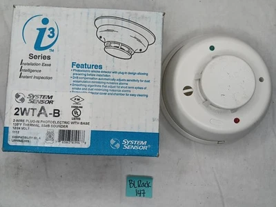 Detector de humo fotoeléctrico de 2 hilos con sensor de sistema 2WTA-B 2WTAB serie i3  Foto 1 de 4