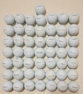 100 Titleist PROV1X White 5A/4A Near Mint Used Golf Balls - Picture 1 of 1