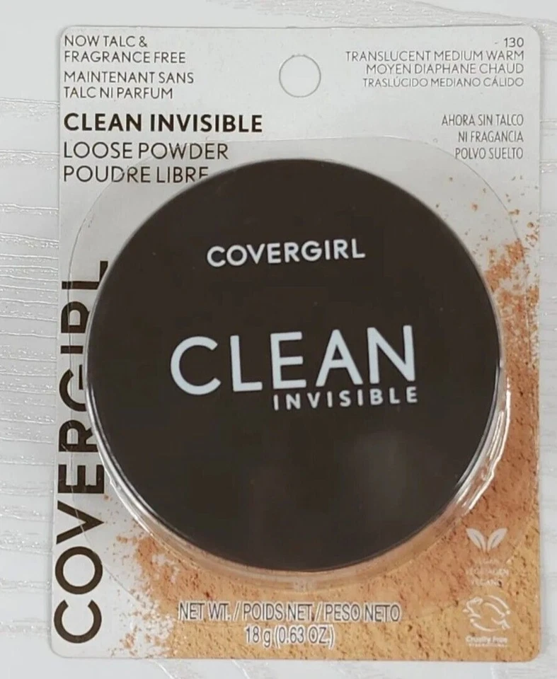 Covergirl Clean Invisible  Loose Powder - 130 Translucent Medium Warm New Sealed - Image 1 of 1