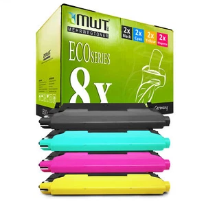 8x ECO Toner für Samsung CLP-325-N CLP-325-W CLX-3185-FW CLX-3185-FN CLX-3185-N - Bild 1 von 3
