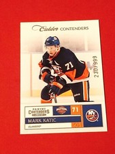 2011-12 Panini Calder Contenders Rookie #180 Mark Katic RC #/999 Islanders 