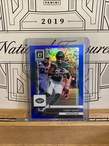 2022 Panini Donruss Optic COREY DAVIS #154 BLUE HOLO /179 - JETS - Picture 1 of 2