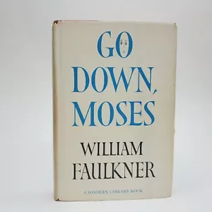 Vintage 50s William Faulkner Go Down Moses Modern Library 175 HCDJ - Picture 1 of 8