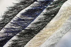 5cards 25m Tinsel Chenille Crystal Flash Line Nymph Streamers Fly Tying Material - Picture 1 of 12