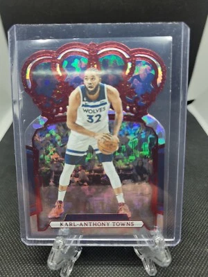 2023-24 Panini Crown Royale - Red Crystal #12 Karl-Anthony Towns /49 - Image 1 of 2
