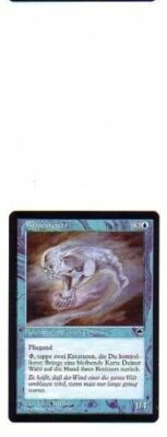 MTG GERMAN TEMPEST TRADEWIND RIDER EX MAGIC THE GATHERING CARD BLUE RARE CREATUR - Image 1 of 4