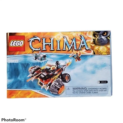 LEGO 70222 Instruction Manual ONLY Legends of Chima - Tormak's Shadow Blazer - Image 1 of 3