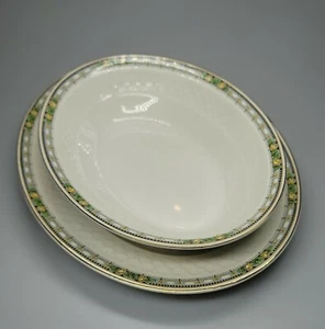 Serving Set Johnson Brothers China Waldorf Yellow Rose Vintage Set of 2 - Picture 1 of 6