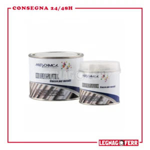 Stucco Per Metalli 125 ml Metalstuk Resistente 100° Solventi Per Ferro Lamiere - Foto 1 di 3
