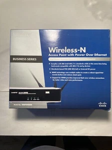 LINKSYS WAP4400N WIRELESS-N ACCESS POINT WITH POWER OVER ETHERNET - Photo 1/10