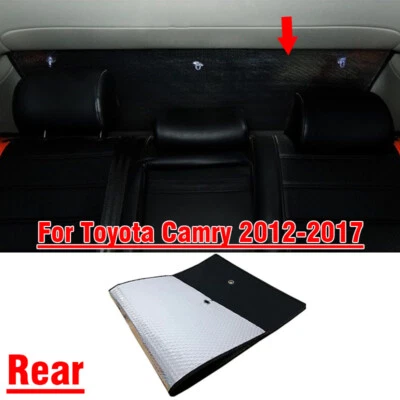 Capa para-brisa traseira privacidade interior grossa para Toyota Camry 2012-2017 - Imagem 1 de 4