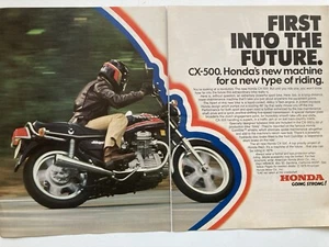 1978 Honda CX-500 Motorcycle Print Ad - Picture 1 of 3