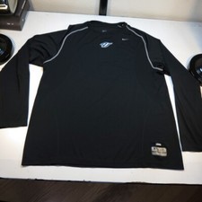 NIKE TORONTO BLUE JAYS MLB BASEBALL LONG SLEEVE JERSEY TEE T SHIRT Mens XL Black