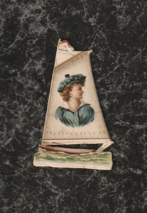 Cigarrillo de tabaco Kinney Bros 1888 novedades tipo 3 mujer en velero 2,25x1,5 - Imagen 1 de 2