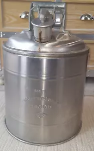 Rare Protectoseal 5 Gallon Gas Can D4615 Flammable Stainless Container EUC - Picture 1 of 16