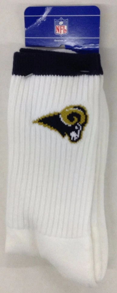 NFL Ex St. Louis Rams Ahora Los Angeles Rams Reebok Juvenil Crew Calcetines ¡NUEVOS! Foto 1 de 1