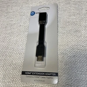 Onn HDMI Extension Adapter Connects 2 HDMI Cables 4.7 Inch New - Picture 1 of 6