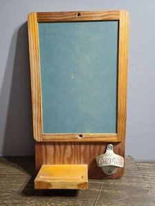 Vintage Coca Cola Bottle Opener With Chalk Board - Picture 1 of 12