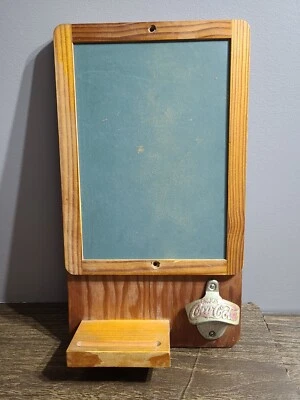 Vintage Coca Cola Bottle Opener With Chalk Board - Image 1 of 4