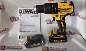 DeWalt DCD778 20V MAX Li-Ion Brushless 1/2" Hammer Drill w/ 2x Batteries DCB201 - Picture 1 of 9