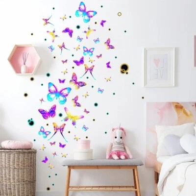 Removable Butterfly Decal Wall Sticker Vinyl Mural Art Kid Girls Room Home Decor - Image 1 of 4