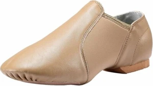 Dynadans scarpa jazz slip-on con tomaia in pelle per ragazze e ragazzi taglia 6,5M - Foto 1 di 6