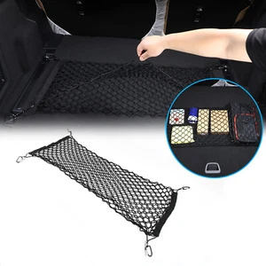 Elastic Trunk Double-Layer Cargo Net 90*40CM Pocket For LR Discovery Sport 2024 - Picture 1 of 12