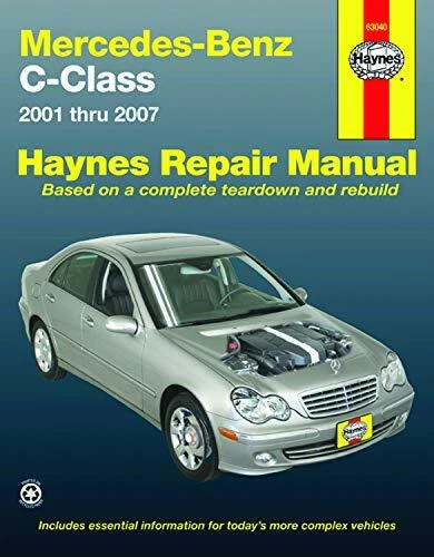 Mercedes Clase C C C230 C240 C280 C320 C350 Haynes 2001-2007 manual de reparación 7357 Foto 1 de 1