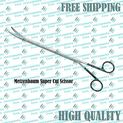 Metzenbaum Super Cut™ Scissors 8mm Shaft, Curved Left, 32cm WL, 3.1cm Blades - Image 1 of 4