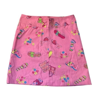 Talbots kids sandal print summer skirt 7 - Picture 1 of 5