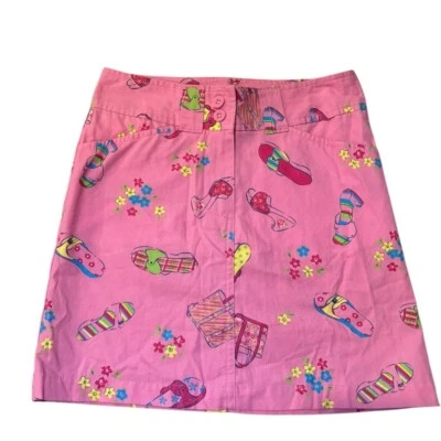 Talbots Niños Sandalia Estampado Verano Falda 7 Foto 1 de 4