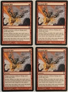 TOP  4 x Ground Rift / Bodenspalt  - TIME SPIRAL -  englisch  **Playset**  Storm - Picture 1 of 1