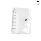 A5/A6/A7 Transparent Leaf Ring Binder Notebook Weekly Planner Diary Nice