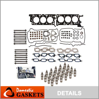 Juego de juntas de cabeza pernos de cabeza elevadores aptos para 02-06 Mazda MPV V6 3.0 24V AJ DOHC Foto 1 de 4