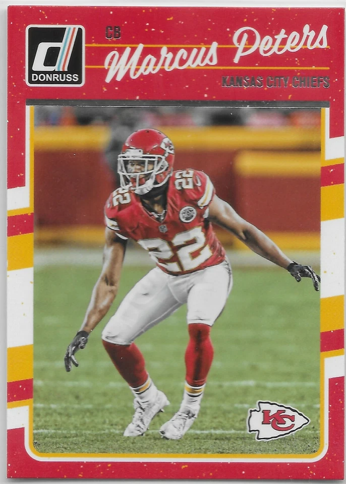 2016 Donruss #150 Marcus Peters Kansas City Chiefs Washington - Image 1 of 1