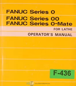 Torno Fanuc 0 00 0-Mate, operaciones programación B-61394E/06 manual 1995 - Imagen 1 de 10
