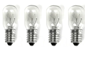 Paquete de 4 bombillas pigmeas de vidrio transparente 15W E14 - Imagen 1 de 9